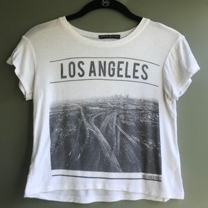 Brandy Melville Graphic Crop Top